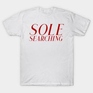 Sole Searching Shoe Addict Laptop Sticker T-Shirt